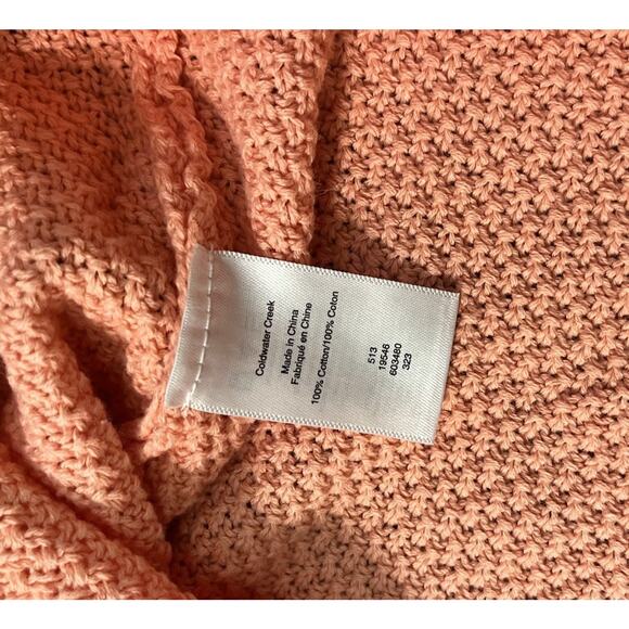 Coldwater Creek Women’s 2X Pink Knit Button Front Cardigan Sweater Winter - Picture 3 of 6